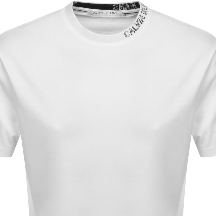 Alternative Image for ProductCalvin Klein Intarsia T Shirt White2
